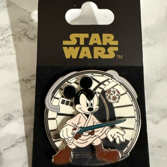 Star Wars Accessories - Disney Star Wars Pin Mickey Mouse Skywalker Enamel Pin 2007 Trading Pin